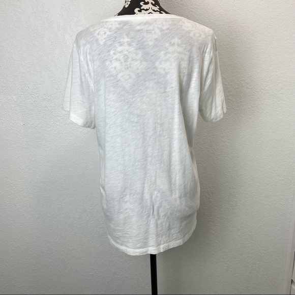 J. Crew White Pineapple Collector Tee Shirt - Picture 5 of 10